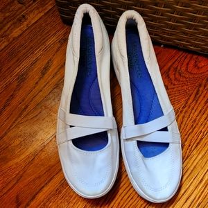 100% white cotton women shoes
